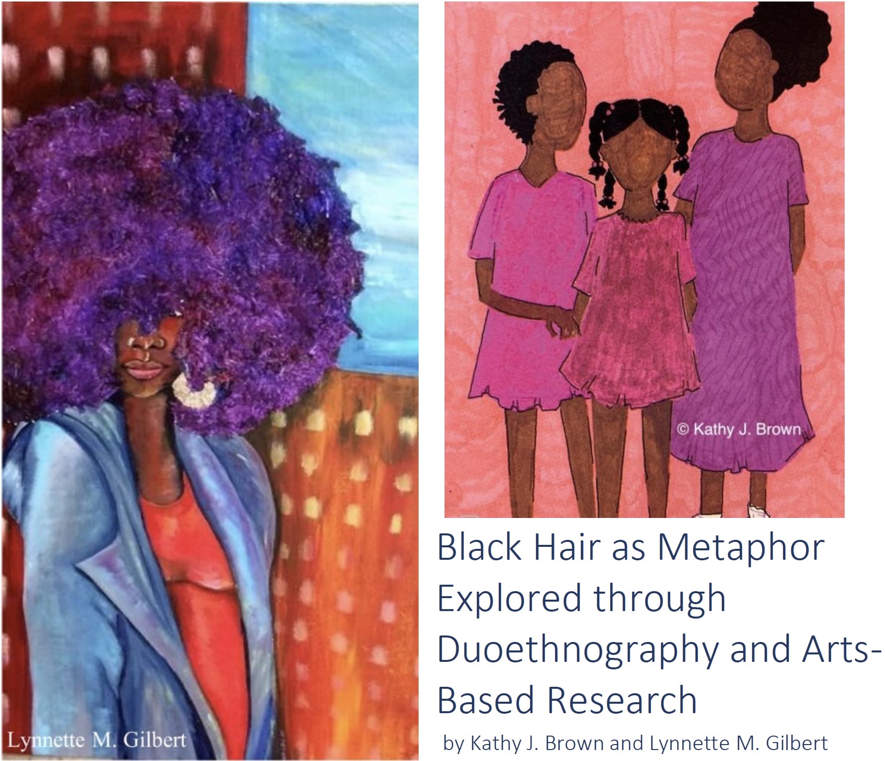 Black Hair as Metaphor Explored through Duoethnography and Arts-Based Research photo